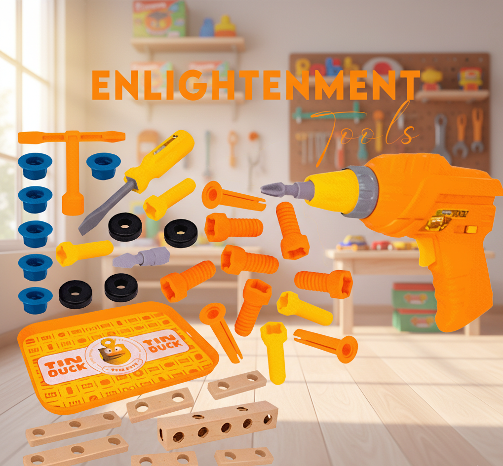 Toddler Construction Workshop Toy - Educational STEM Play Tool Kit for Children