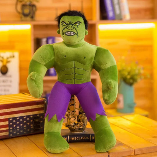 Marvel Hulk Plush Toy - Soft Superhero Stuffed Animal Figure