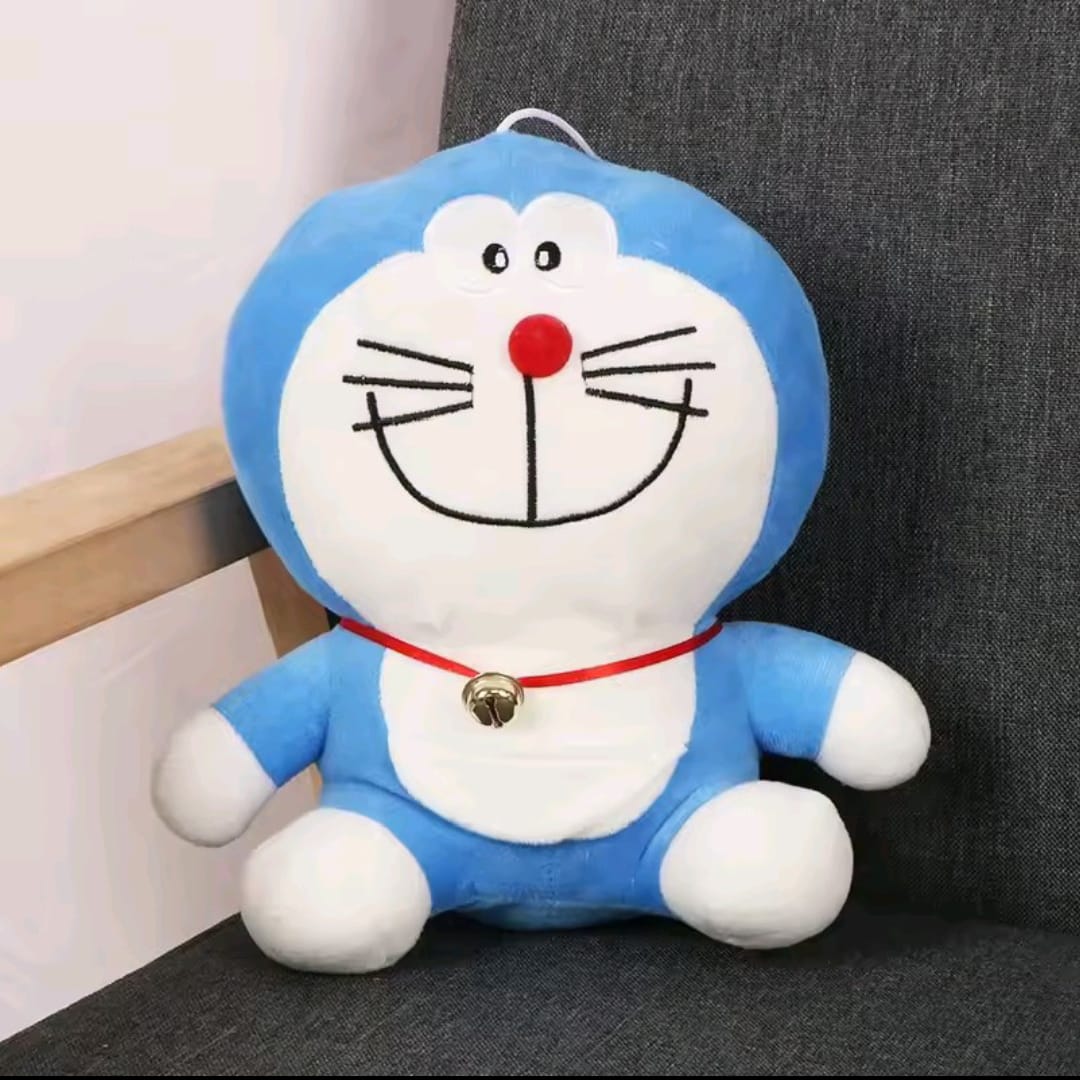 Soft Doraemon Stuffed Figure | Huggable Japanese Cartoon Plushie | Perfect Gift for Fans