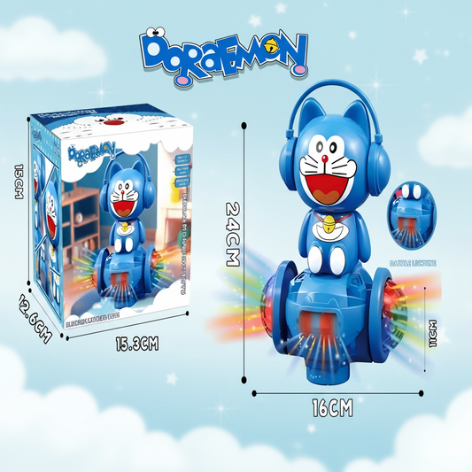 Doraemon Dancing Robot Toy with Dazzling LED Lights & Music