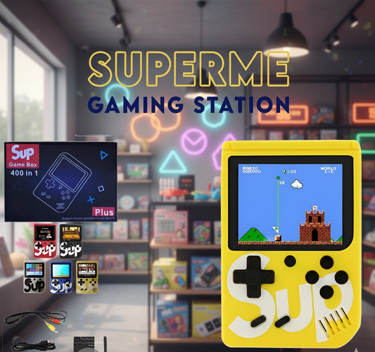 SUP Game Box 400-in-1 Portable Retro Gaming Station - Handheld Classic Video Game Console