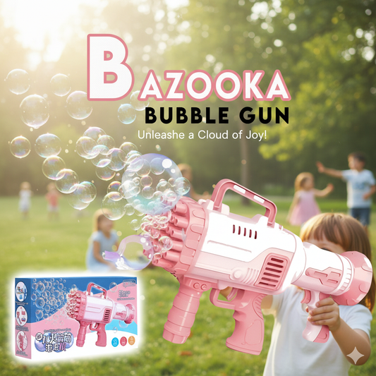 Gatling Bubble Gun Blaster for Kids