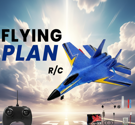 High-Performance RC Jet Toy - Beginner Friendly Flying Plane for Outdoor Fun