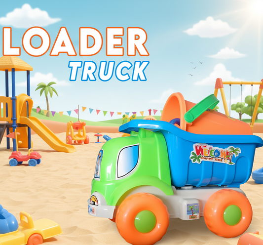 Kids' Beach & Sand Toy Loader Truck - Heavy Duty Dump Truck Play Set