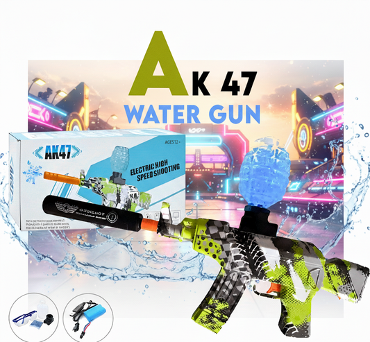 AK47 Electric Water Gel Ball Blaster - High Speed Automatic Shooter Toy