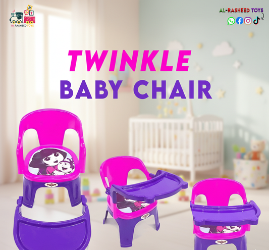 Twinkle Baby Chair - Portable Booster Seat for Feeding and Play