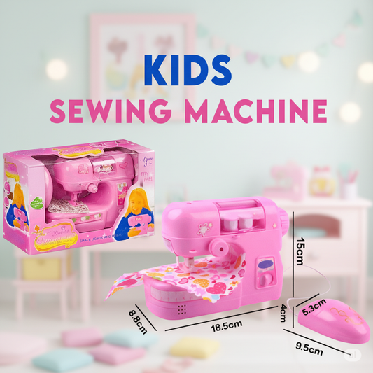Kids' Electric Sewing Machine Toy with Lights & Music