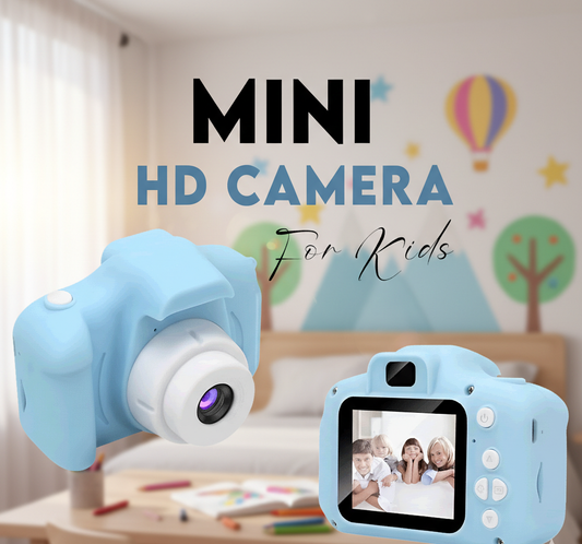 Kids' Mini HD Digital Camera | Rechargeable Child-Friendly Camcorder for Photos & Video