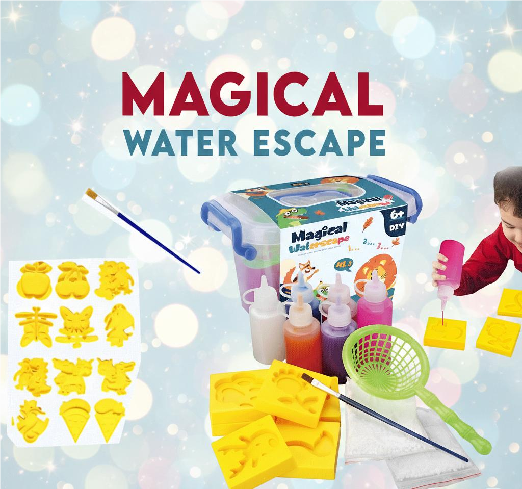 Magical Water Escape DIY Kit: Create Floating 3D Ocean Animals & Shapes