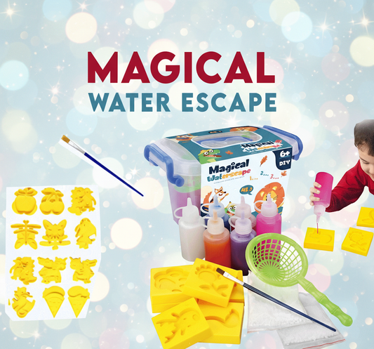 Magical Waterscape DIY Kit for Kids 6+ - Create 3D Jiggle Animals and Shapes