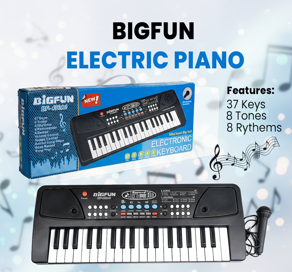 Kids' Portable Electric Piano - Beginner Musical Instrument for Learning & Fun