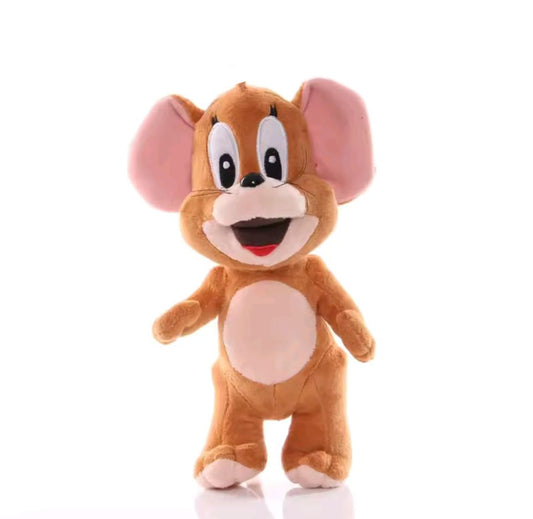 Soft Brown Jerry Mouse Stuffed Animal Toy for Kids and Collectors
